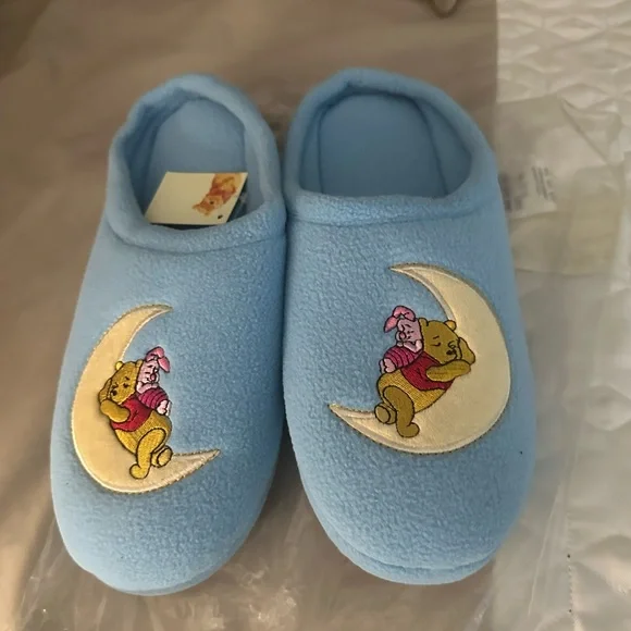 Indoor Slippers Avon House Shoes Winnie The Pooh Shoes Vintage